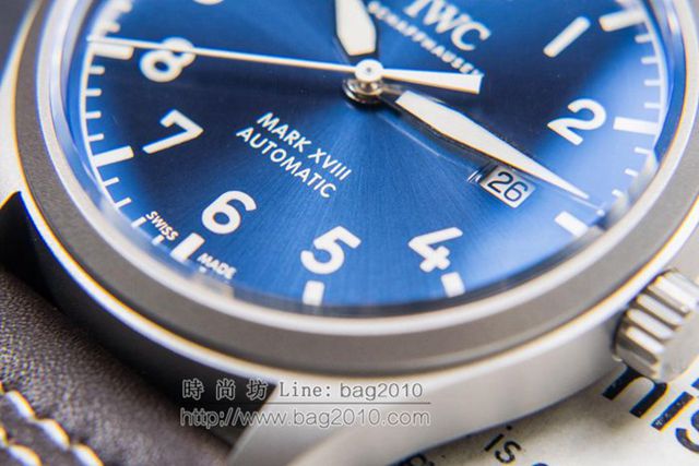 IWC手錶 萬國馬克十八飛行員傳承系列 IW327006腕表 萬國自動機械男士表  hds1760